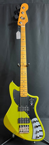 Fender American Ultra II Meteora Bass 4-String Bass Guitar Solar Flare Finish w/ OHSC
