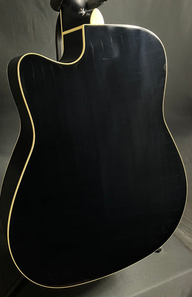 Yamaha FGX830C Dreadnought Cutaway Acoustic-Electric Guitar Gloss Black Finish
