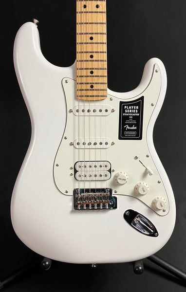 Fender Player Stratocaster HSS Electric Guitar Polar White Finish (348)