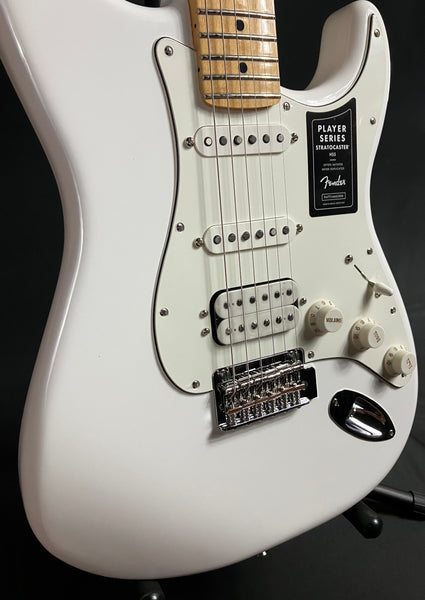 Fender Player Stratocaster HSS Electric Guitar Polar White Finish (348)