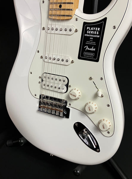 Fender Player Stratocaster HSS Electric Guitar Polar White Finish (348)