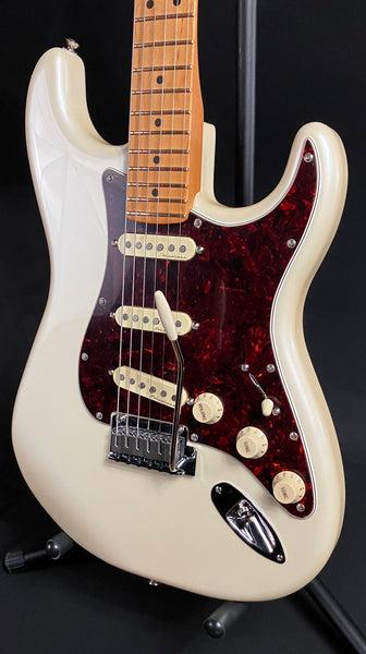 Fender Player Plus Stratocaster Electric Guitar Olympic Pearl Finish w/ Gig Bag
