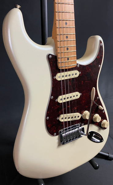 Fender Player Plus Stratocaster Electric Guitar Olympic Pearl Finish w/ Gig Bag