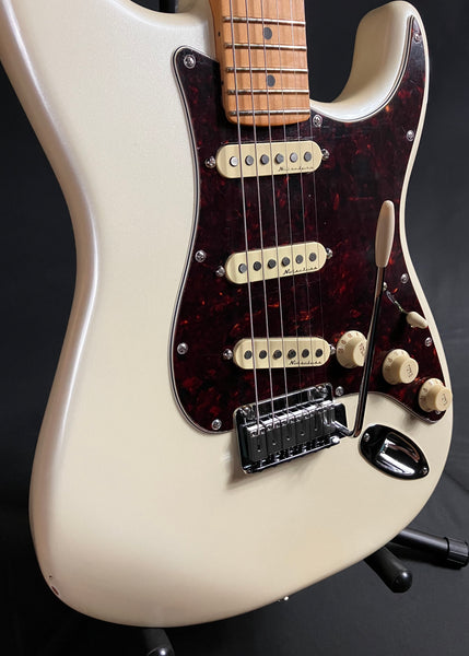 Fender Player Plus Stratocaster Electric Guitar Olympic Pearl Finish w/ Gig Bag