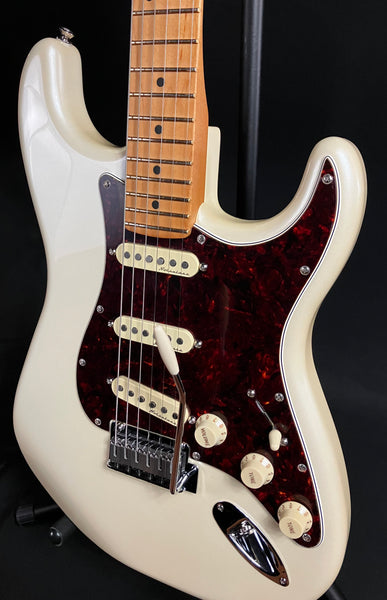 Fender Player Plus Stratocaster Electric Guitar Olympic Pearl Finish w/ Gig Bag