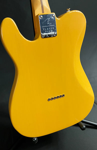 Fender Player Plus Nashville Telecaster Electric Guitar Butterscotch Blonde w/ Gig Bag