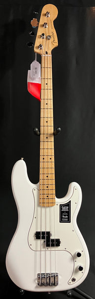 Fender Player Precision Bass 4-String Bass Guitar Polar White (347)
