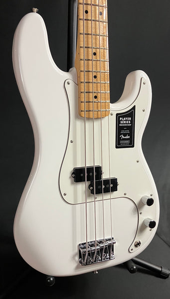Fender Player Precision Bass 4-String Bass Guitar Polar White (347)
