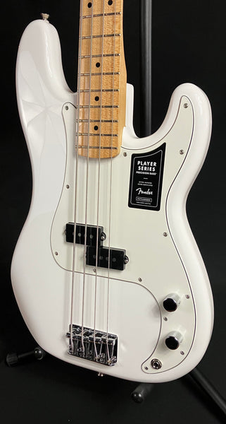 Fender Player Precision Bass 4-String Bass Guitar Polar White (347)