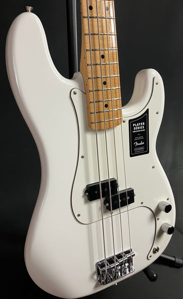 Fender Player Precision Bass 4-String Bass Guitar Polar White (347)