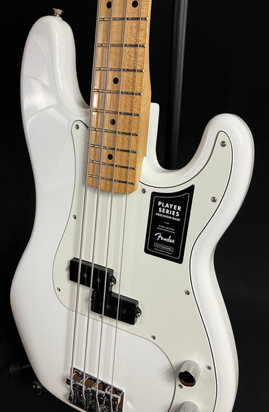 Fender Player Precision Bass 4-String Bass Guitar Polar White (347)