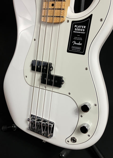 Fender Player Precision Bass 4-String Bass Guitar Polar White (347)