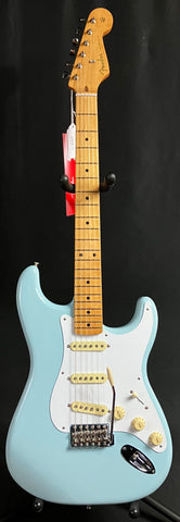 Fender Vintera 50's Stratocaster Electric Guitar Sonic Blue w/ Gig Bag (109)