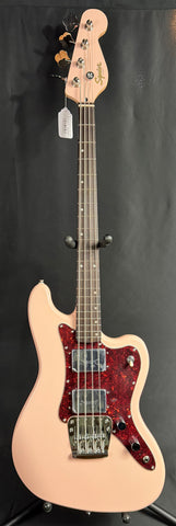 Squier FSR Paranormal Rascal Bass 4-String Bass Guitar Shell Pink Finish (590)