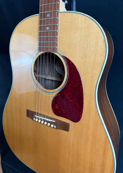 Gibson J-15 Walnut Slope Shoulder Dreadnought Acoustic-Electric Guitar Natural w/ Hardshell Case