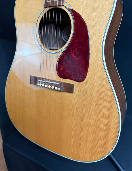 Gibson J-15 Walnut Slope Shoulder Dreadnought Acoustic-Electric Guitar Natural w/ Hardshell Case