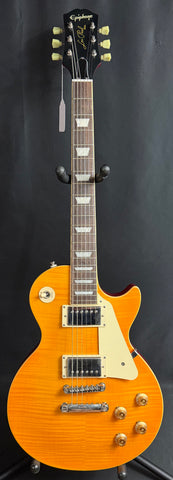 piphone IGC 1959 Les Paul Standard Electric Guitar Lemon Burst Finish w/ OHSC