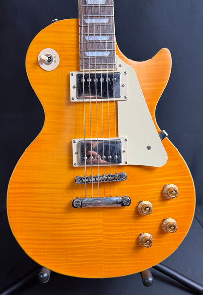 piphone IGC 1959 Les Paul Standard Electric Guitar Lemon Burst Finish w/ OHSC