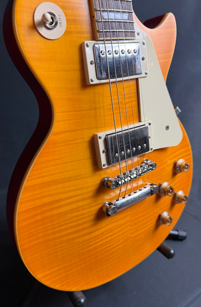piphone IGC 1959 Les Paul Standard Electric Guitar Lemon Burst Finish w/ OHSC