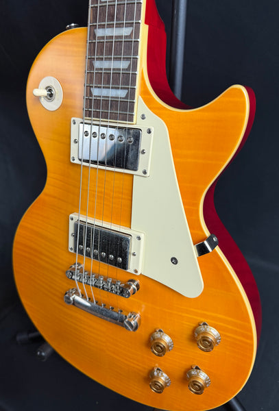 piphone IGC 1959 Les Paul Standard Electric Guitar Lemon Burst Finish w/ OHSC