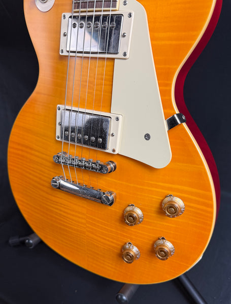 piphone IGC 1959 Les Paul Standard Electric Guitar Lemon Burst Finish w/ OHSC