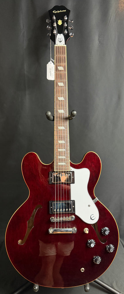 Epiphone Noel Gallagher Riviera Semi-Hollow Body Electric Guitar Dark Wine Red w/ OHSC
