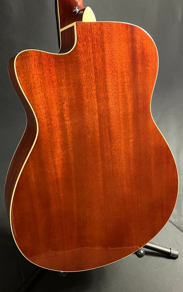 Yamaha FSC-TA BS Transacoustic Concert Cutaway Acoustic-Electric Guitar Brown Sunburst
