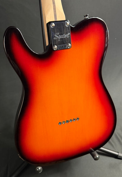 Squier Affinity Telecaster Thinline Electric Guitar 3-Tone Sunburst Finish
