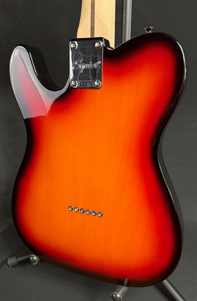 Squier Affinity Telecaster Thinline Electric Guitar 3-Tone Sunburst Finish