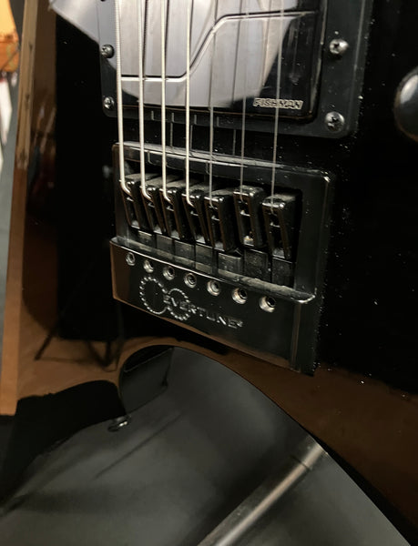 ESP LTD Arrow-1007 Baritone Evertune 7-String Electric Guitar Gloss Black Finish