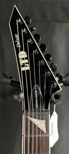 ESP LTD Arrow-1007 Baritone Evertune 7-String Electric Guitar Gloss Black Finish