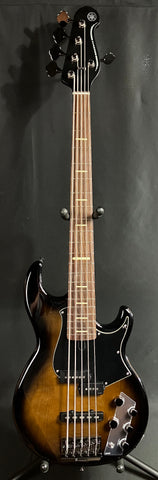 Yamaha BB735A Broad Bass 5-String Bass Guitar Dark Coffee Sunburst w/ Gig Bag (004)