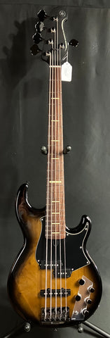 Yamaha BB735A Broad Bass 5-String Bass Guitar Dark Coffee Sunburst w/ Gig Bag (069)