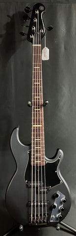 Yamaha BB735A Broad Bass 5-String Bass Guitar Translucent Matte Black w/ Gig Bag (301)