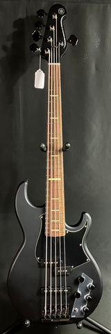 Yamaha BB735A Broad Bass 5-String Bass Guitar Translucent Matte Black w/ Gig Bag (066)