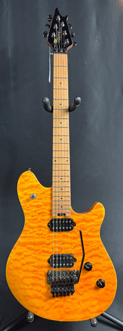 EVH Wolfgang Standard QM Electric Guitar Quilted Amber Finish