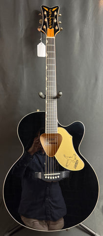 Gretsch G5022CBFE Rancher Falcon Jumbo Acoustic-Electric Guitar Gloss Black