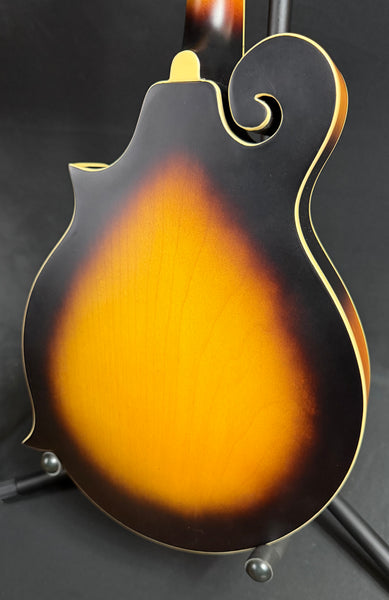 Washburn M3E F-Style Acoustic-Electric Mandolin Vintage Sunburst w/ Case