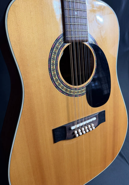 Alvarez Model 5021 12-String Dreadnought Acoustic Guitar Gloss Natural w/ Case