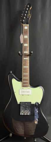 Squier FSR Paranormal Offset Telecaster SJ Electric Guitar Charcoal Frost Metallic