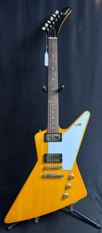 Epiphone 1958 Korina Explorer 'Inspired by Gibson Custom' Electric Guitar Aged Natural w/ OHSC