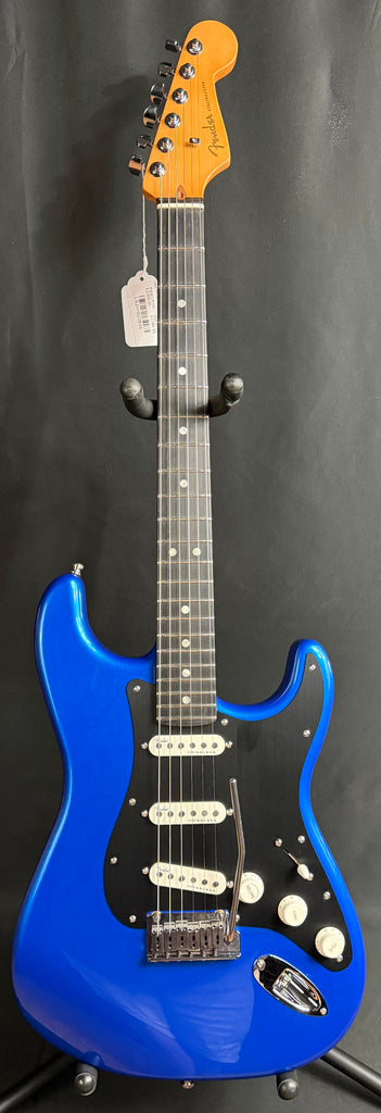 Fender American Ultra II Stratocaster Electric Guitar Noble Blue Finish w/ OHSC