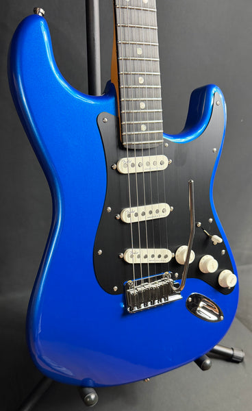 Fender American Ultra II Stratocaster Electric Guitar Noble Blue Finish w/ OHSC