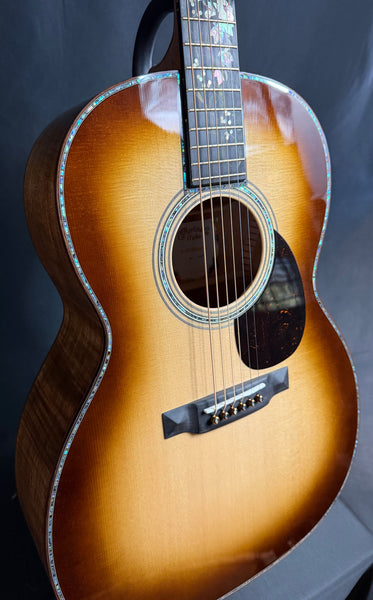 Martin O'ahu K-42 Hibiscus Acoustic Guitar Dark Toasted Burst w/ Case #16 of 100