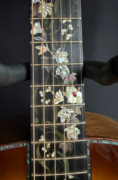 Martin O'ahu K-42 Hibiscus Acoustic Guitar Dark Toasted Burst w/ Case #16 of 100