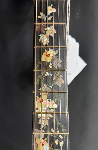 Martin O'ahu K-42 Hibiscus Acoustic Guitar Dark Toasted Burst w/ Case #16 of 100