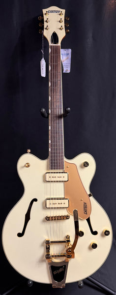 Gretsch Electromatic Pristine LTD Center Block Double-Cut Electric Guitar White Gold w/ Bigsby