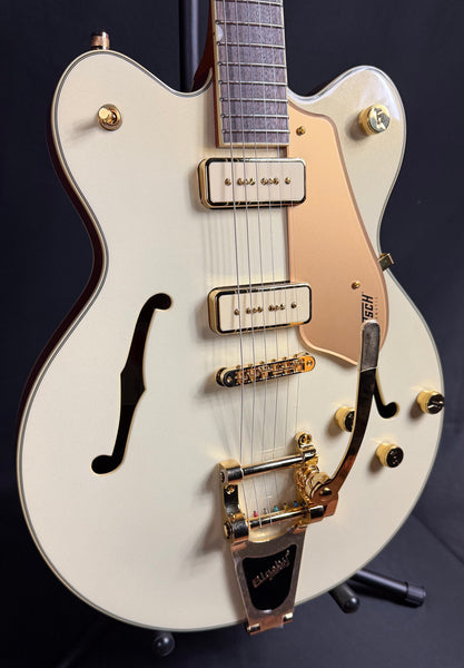 Gretsch Electromatic Pristine LTD Center Block Double-Cut Electric Guitar White Gold w/ Bigsby