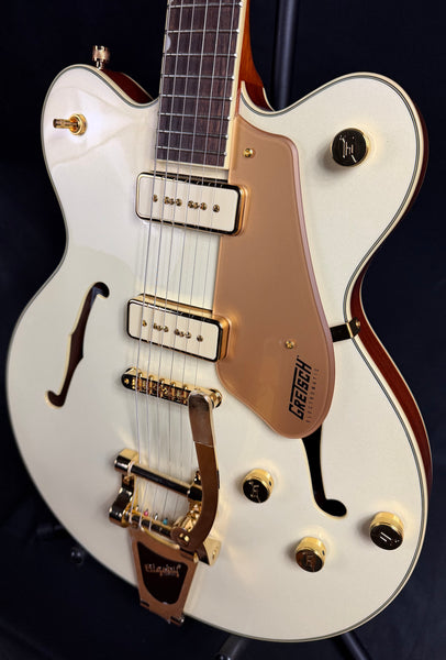 Gretsch Electromatic Pristine LTD Center Block Double-Cut Electric Guitar White Gold w/ Bigsby
