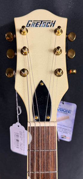 Gretsch Electromatic Pristine LTD Center Block Double-Cut Electric Guitar White Gold w/ Bigsby